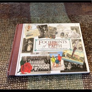 Record Book Footprints of Faith a Christian Family